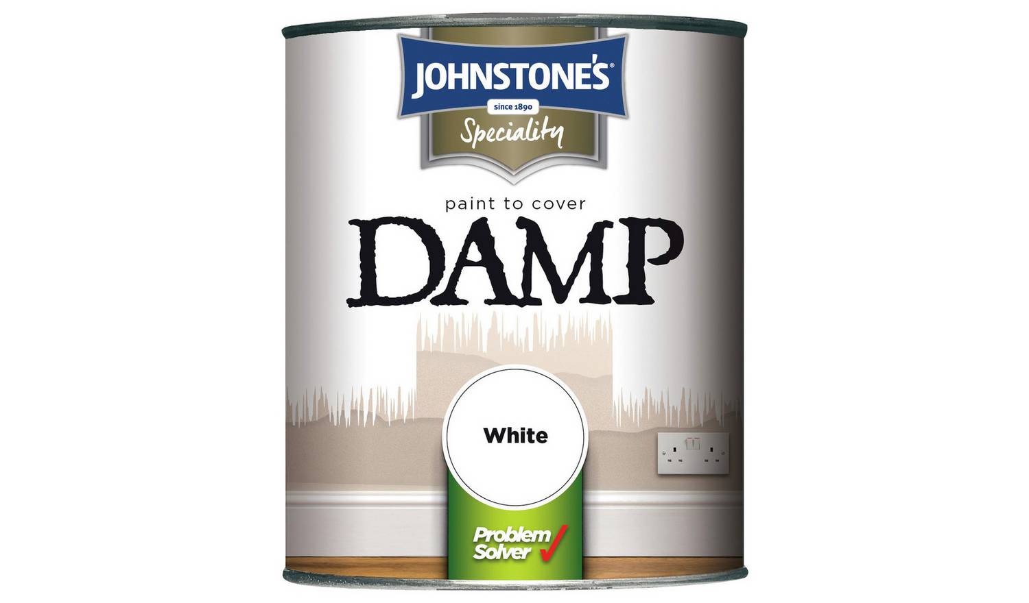 Johnstone's Damp Matt Paint 750ml - White