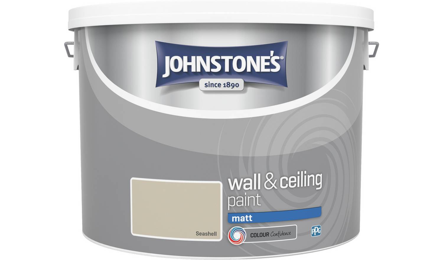 Johnstone's Wall & Ceiling Matt Paint 10L - Seashell