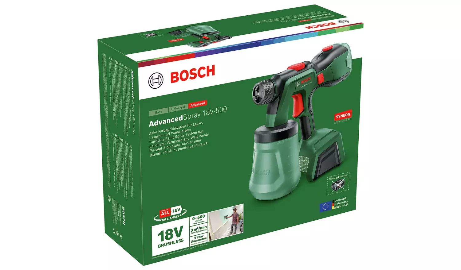 Bosch Cordless Advanced Paint Sprayer - 18V