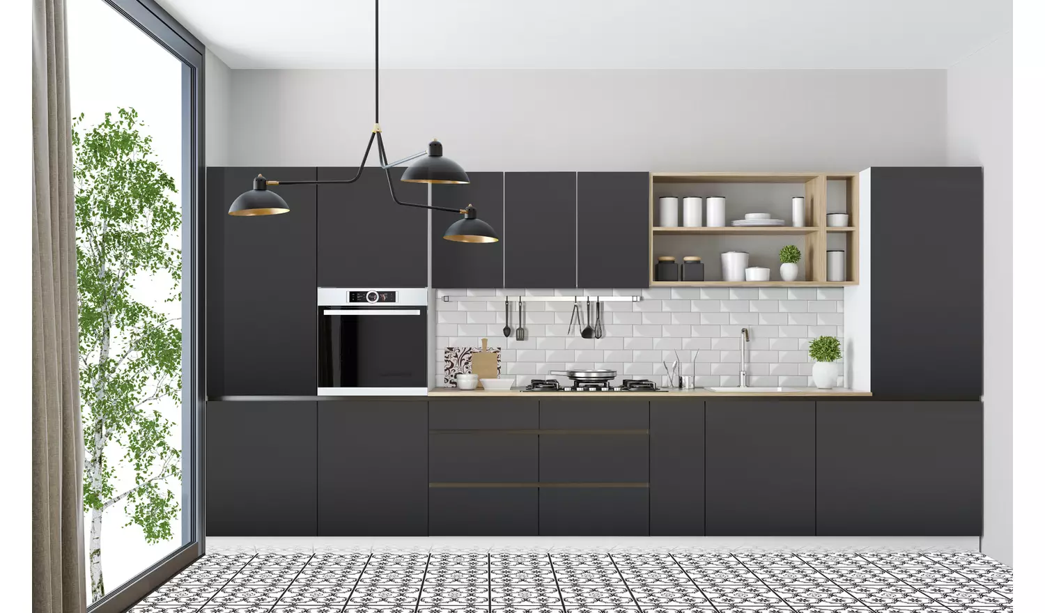 D-C-Fix 200-8289-5 Self Adhesive Vinyl Film - Anthracite