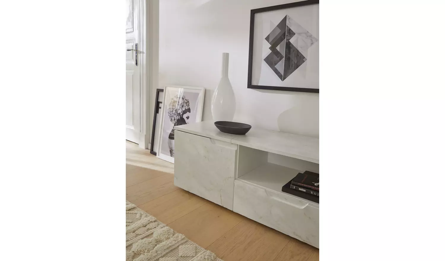 D-C-Fix 200-8295-5 Self Adhesive Vinyl Film - Romeo White