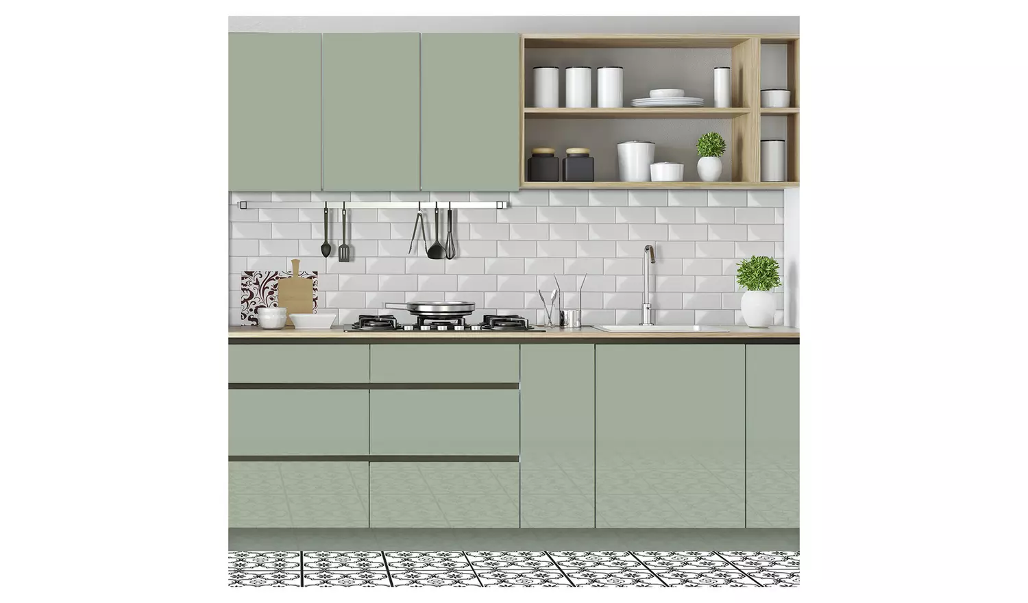 D-C-Fix Sage Green Self Adhesive Vinyl Film