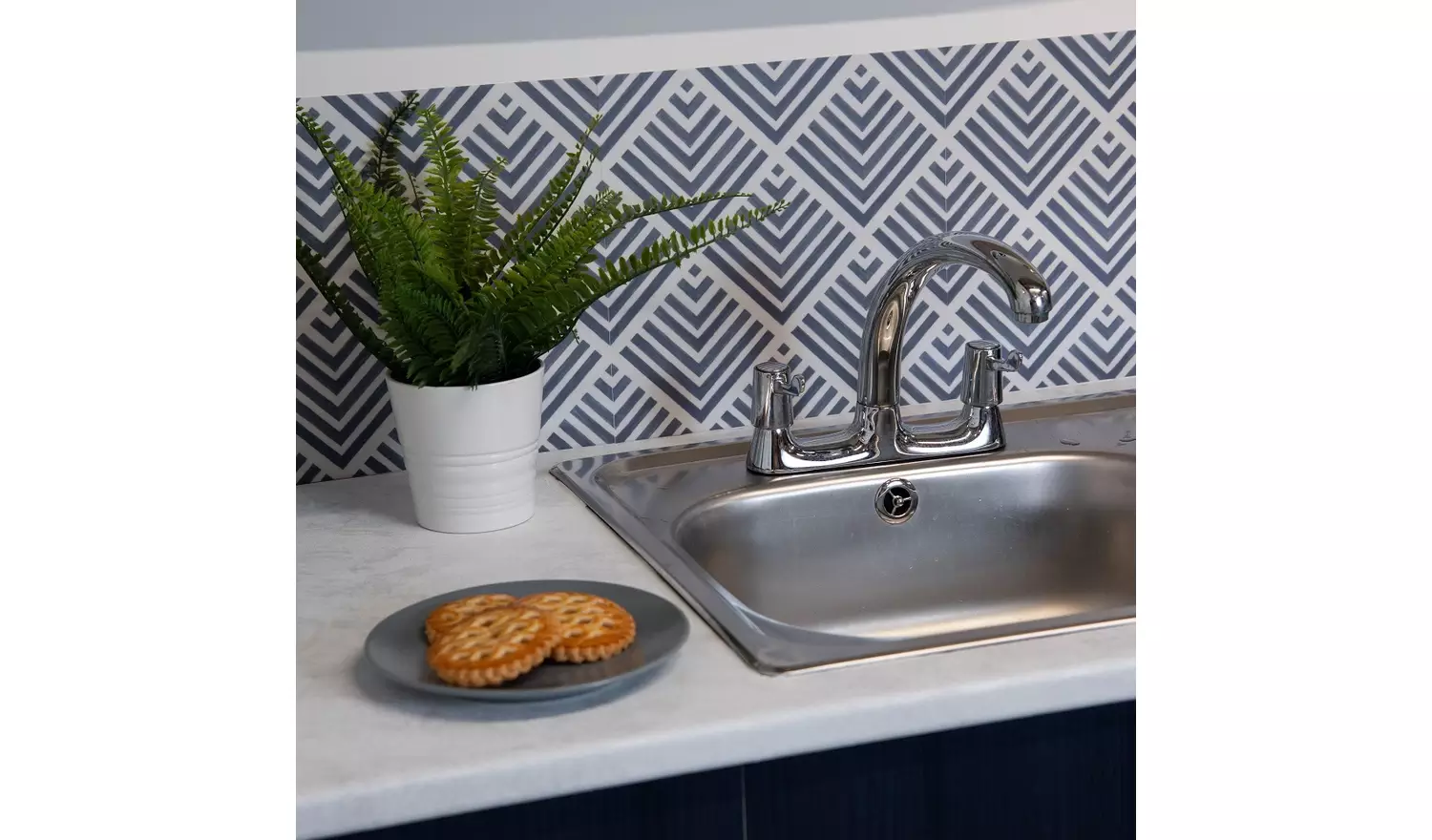 D-C-Fix 500cm Concrete Self Adhesive Vinyl Film