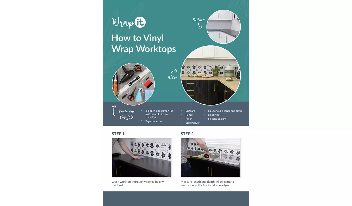 D-C-Fix 500cm Concrete Self Adhesive Vinyl Film