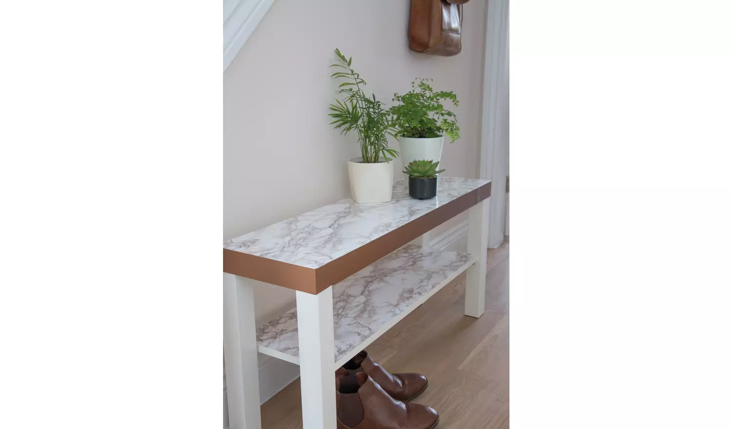 D-C-Fix Marble Brown Self Adhesive Vinyl Film