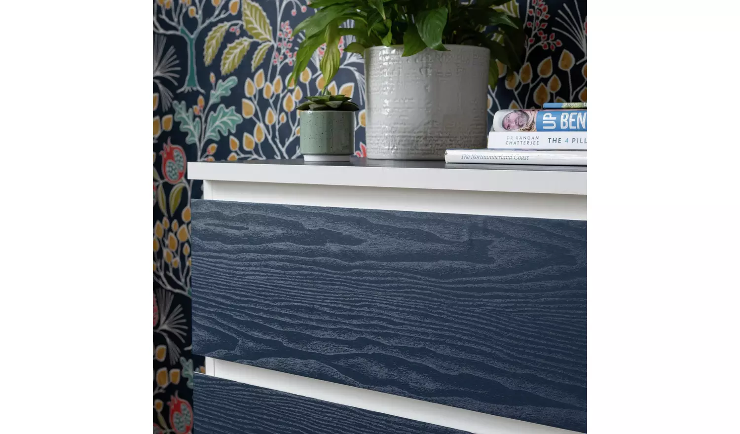 D-C-Fix Navy Wood Self Adhesive Vinyl Film -1500cm