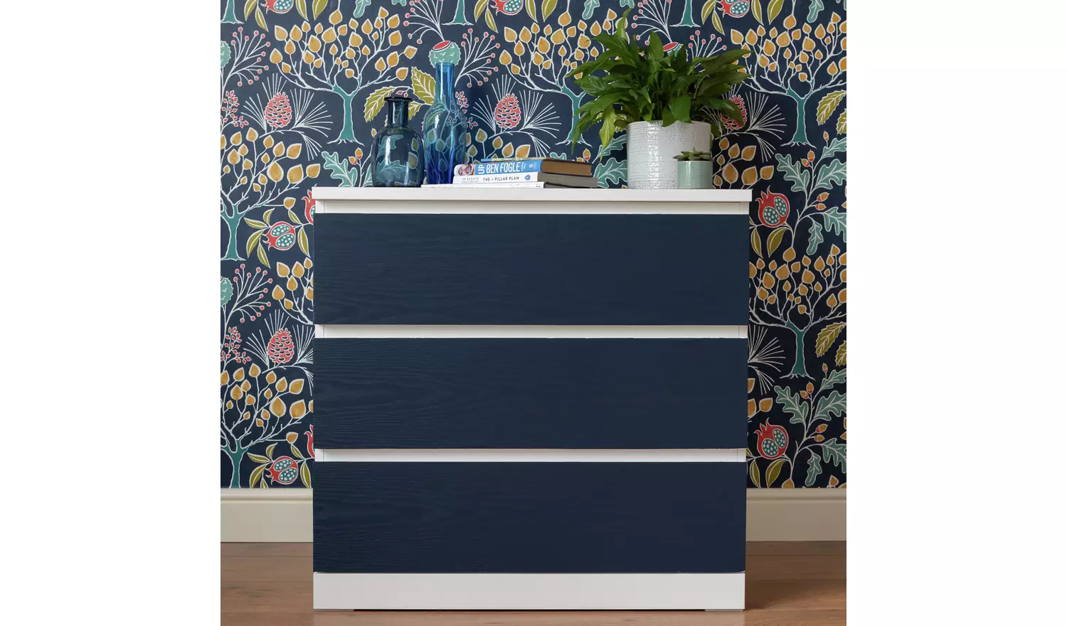 D-C-Fix Navy Wood Self Adhesive Vinyl Film -1500cm