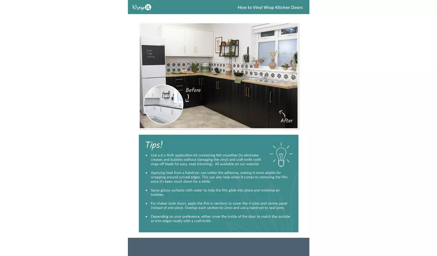 D-C-Fix Navy Wood Self Adhesive Vinyl Film -1500cm