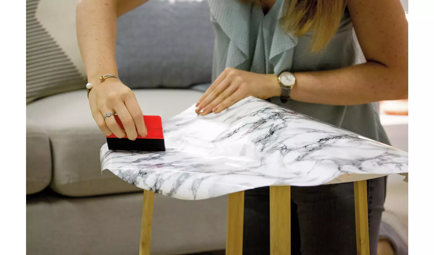 D-C-Fix Marble White Self Adhesive Vinyl Film