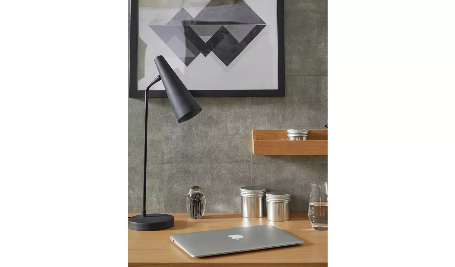 D-C-Fix Concrete Self Adhesive Vinyl Wall Tiles - Grey