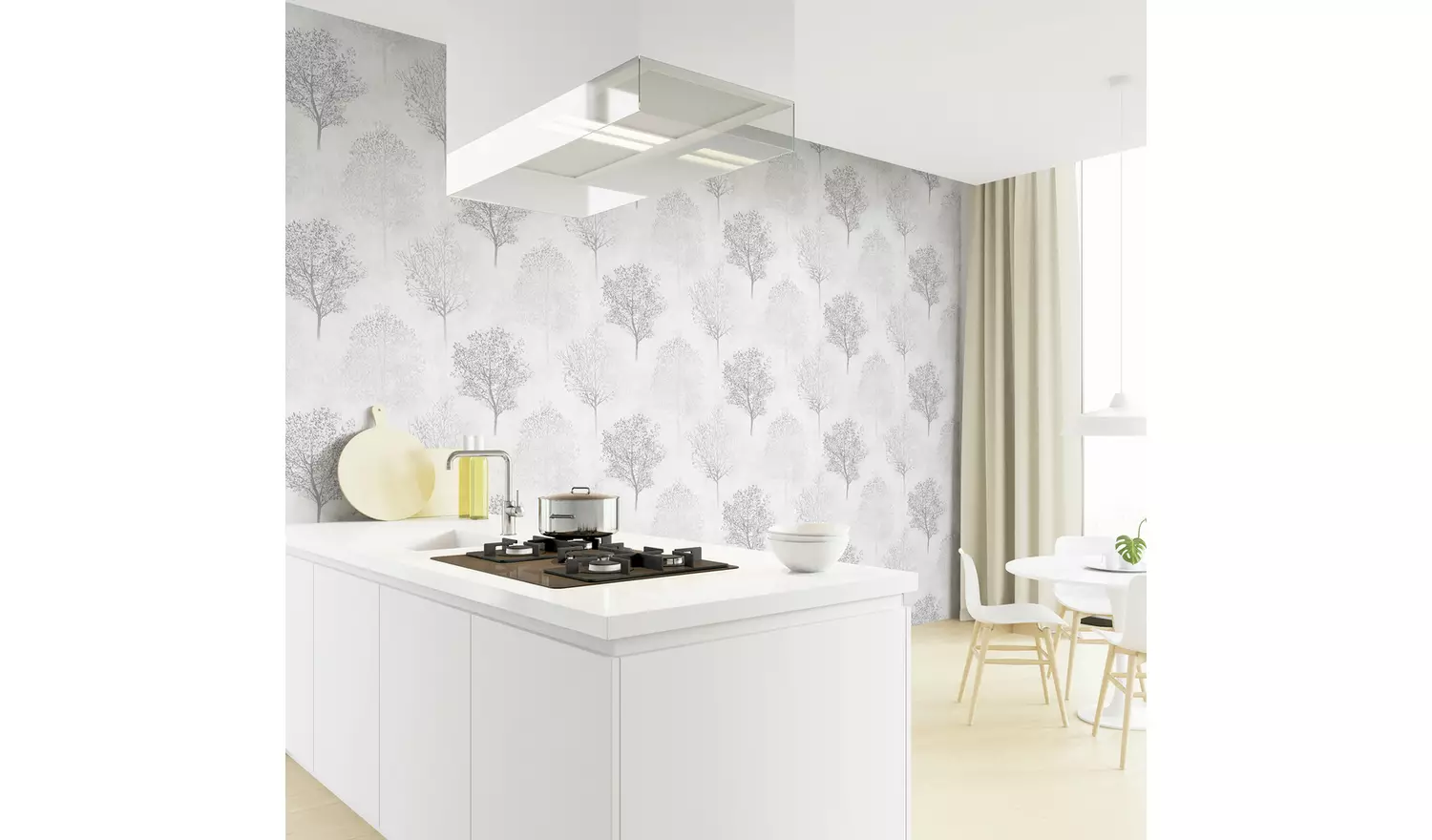 Arthouse Wonderland Mono Wallpaper