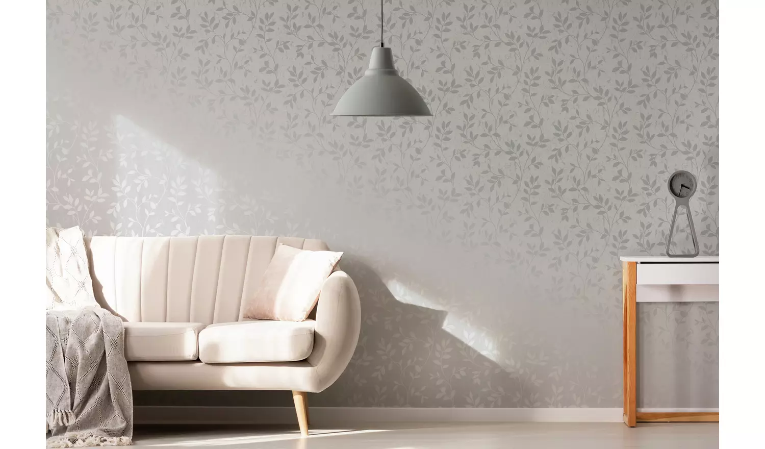 Superfresco Milan Trail Silver Wallpaper