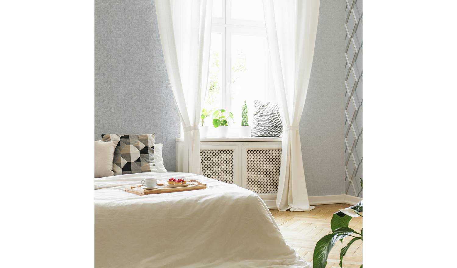 Superfresco Easy Heritage Texture Grey Wallpaper