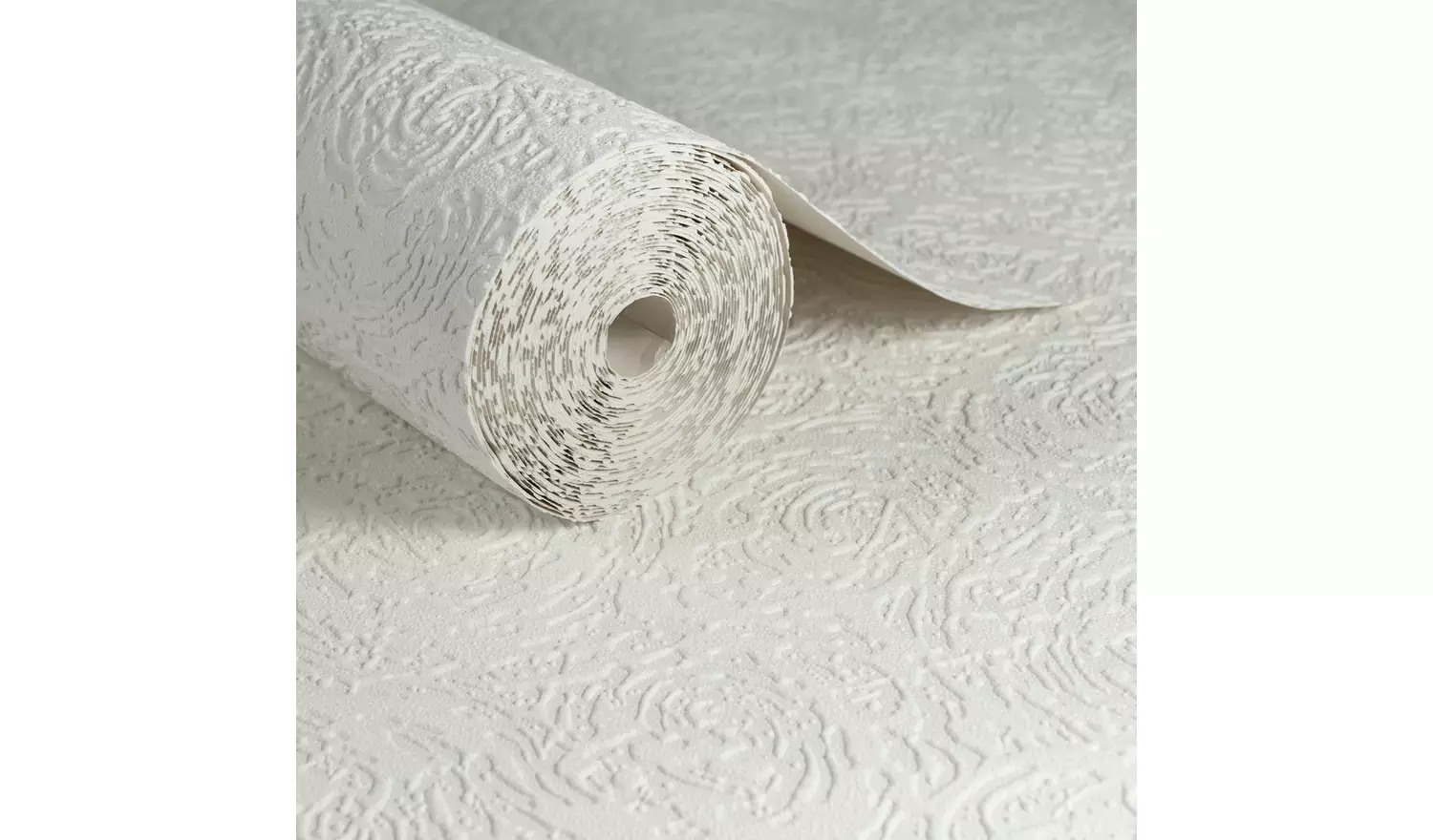 Superfresco Swirl White Wallpaper