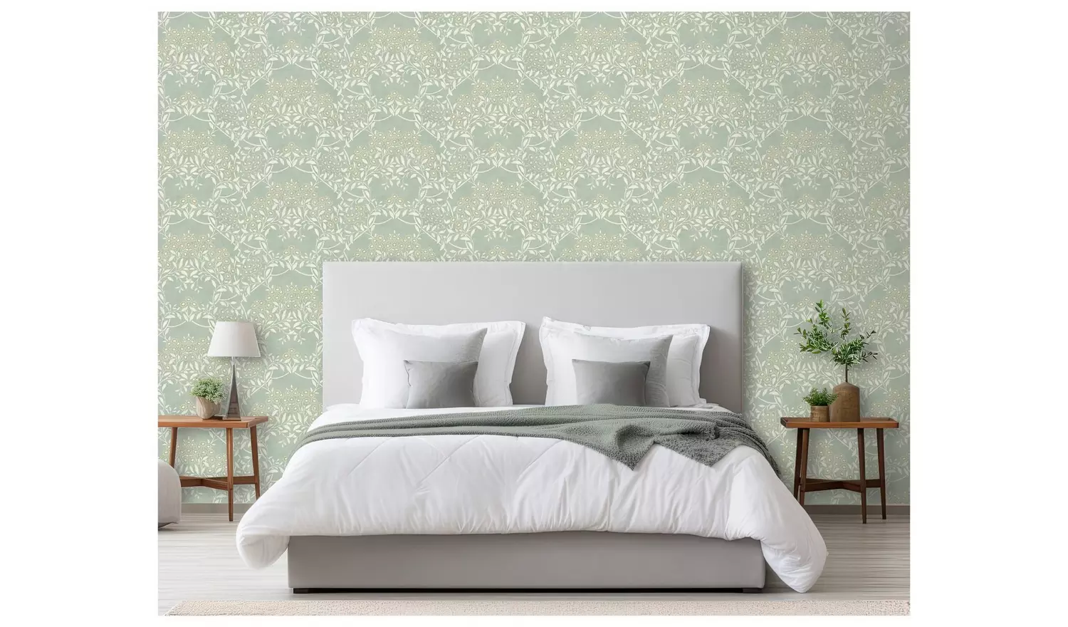 Arthouse Floral Trail Sage Wallpaper