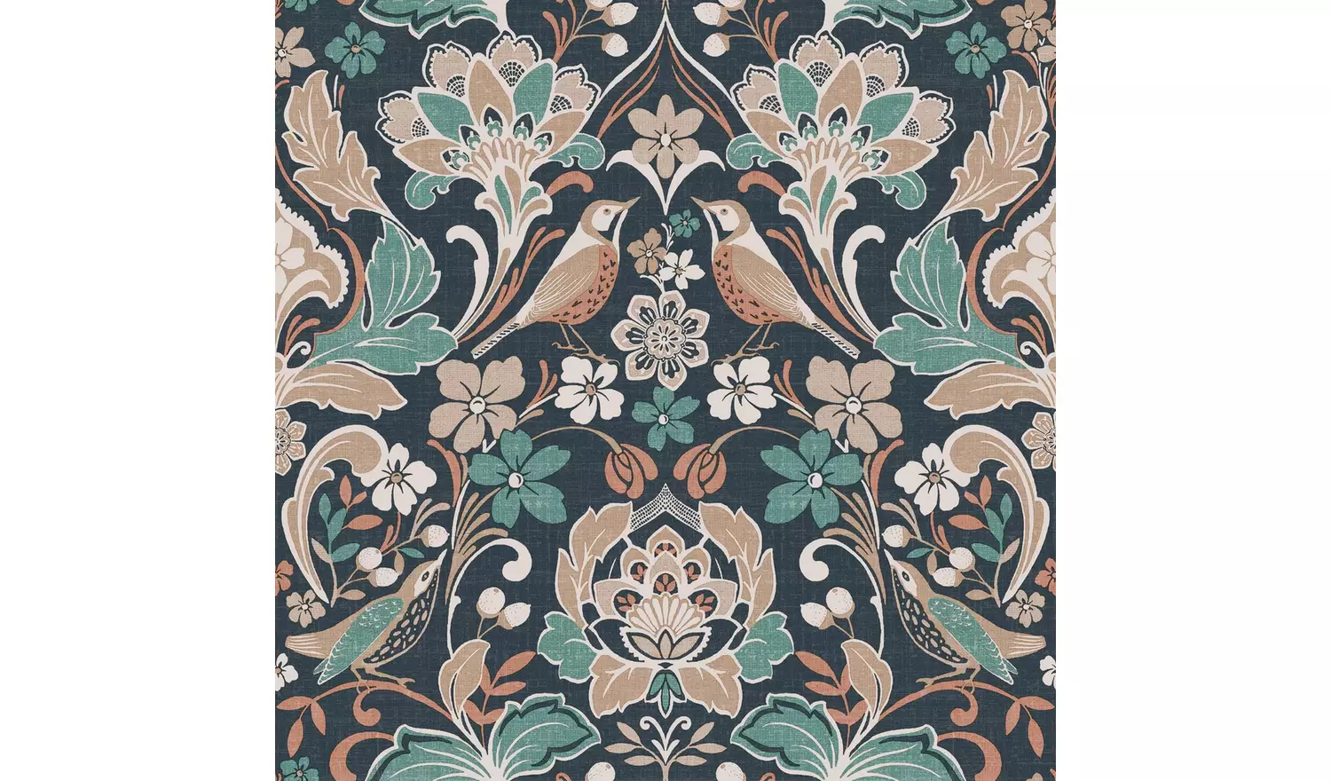 Arthouse Folk Floral Navy Wallpaper