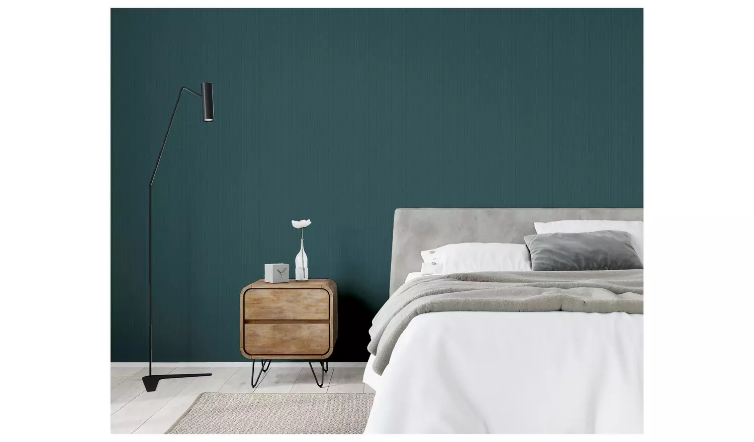 Arthouse Silk Cascade Navy Wallpaper