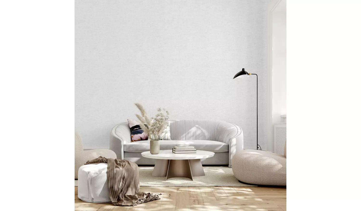 Arthouse Urban Weave Grey Wallpaper