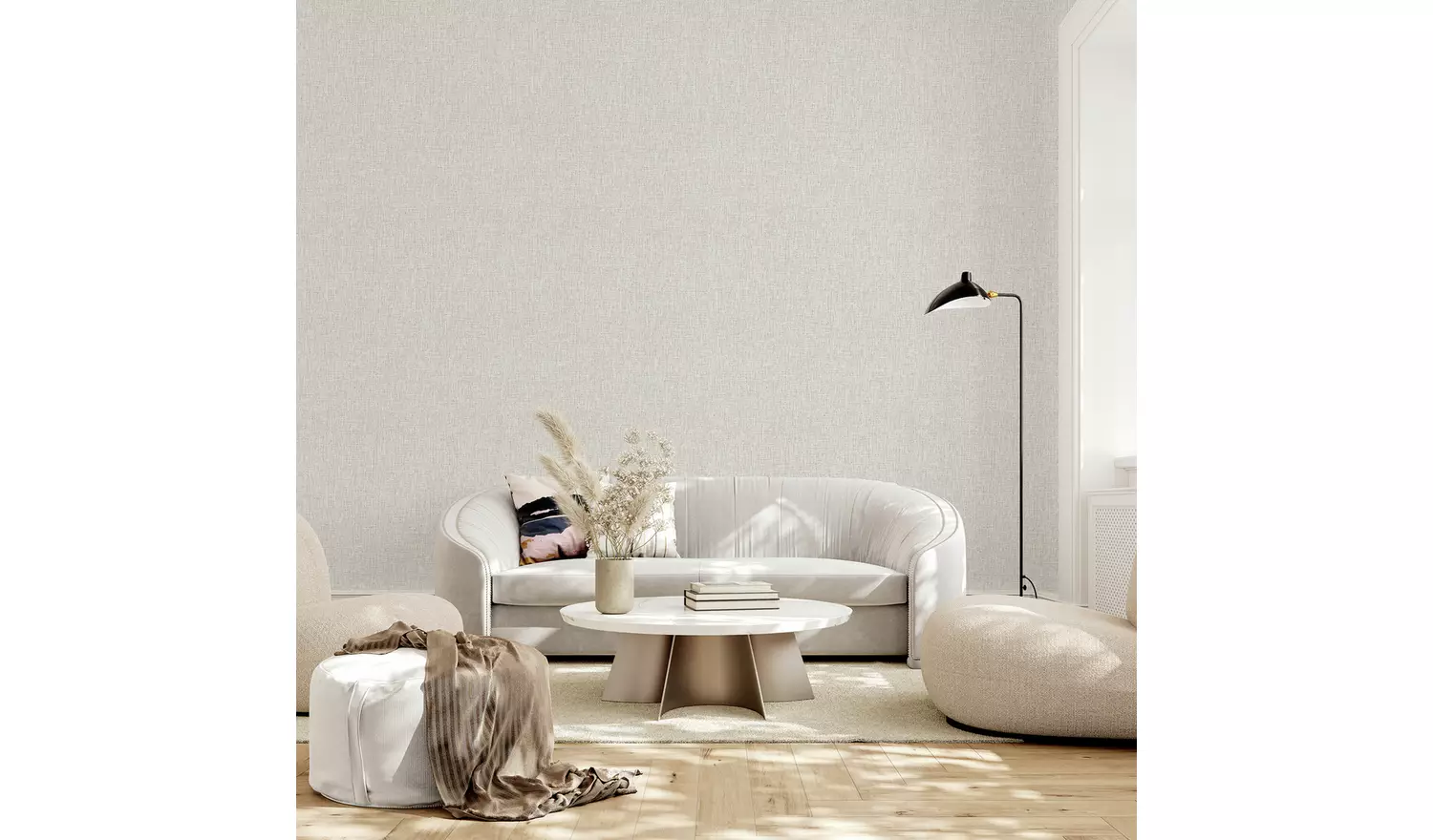 Arthouse Urban Weave Grey Wallpaper