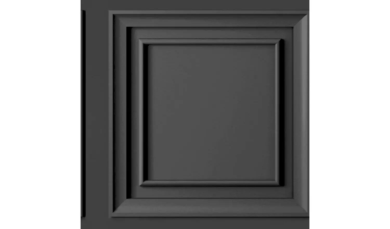 Fresco Wood Panel Charcoal Wallpaper