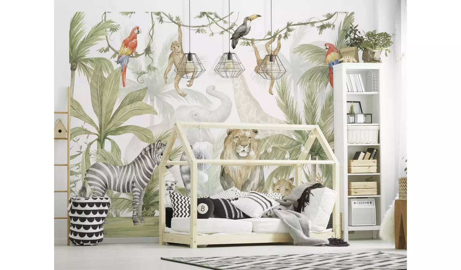 Walltastic Jungle Safari Kids Wall Mural