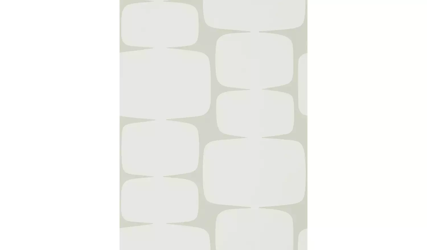 Scion Oversized Abstract Design Cream Wallpaper