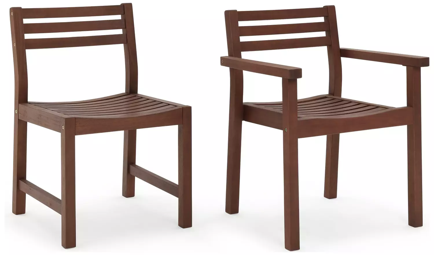 Habitat Amalfi 6 Seater Wooden Patio Set - Brown