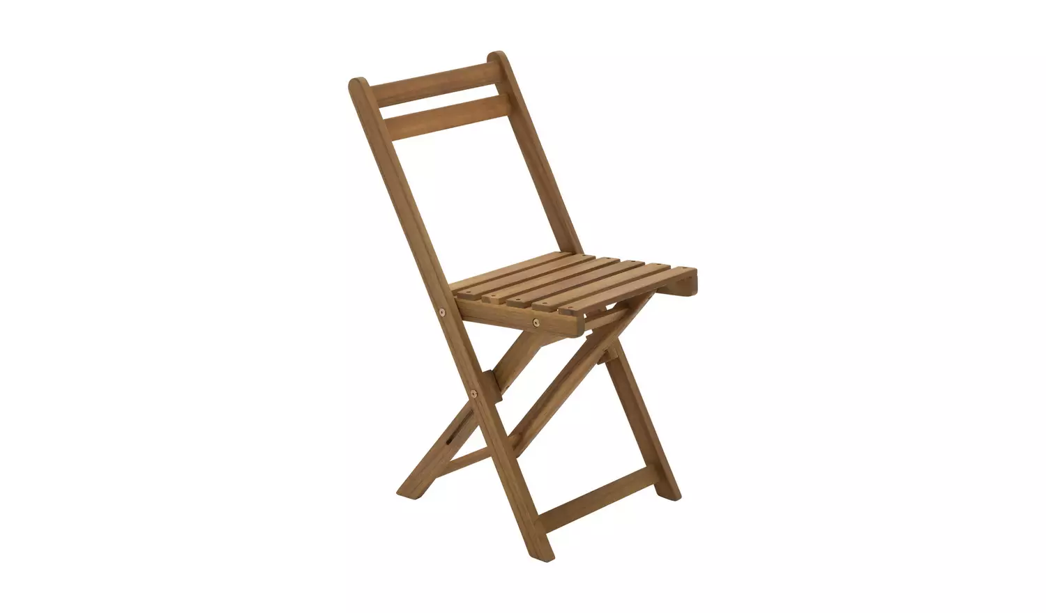 Habitat 2 Seater Folding Wooden Garden Bistro Set - Brown