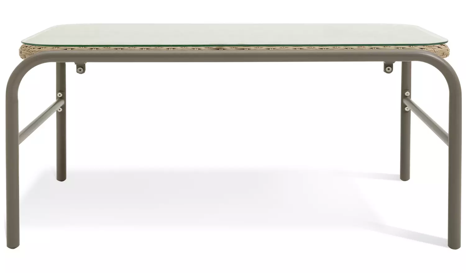 Habitat Ella 5 Seater Rattan Effect Garden Sofa Set- Natural