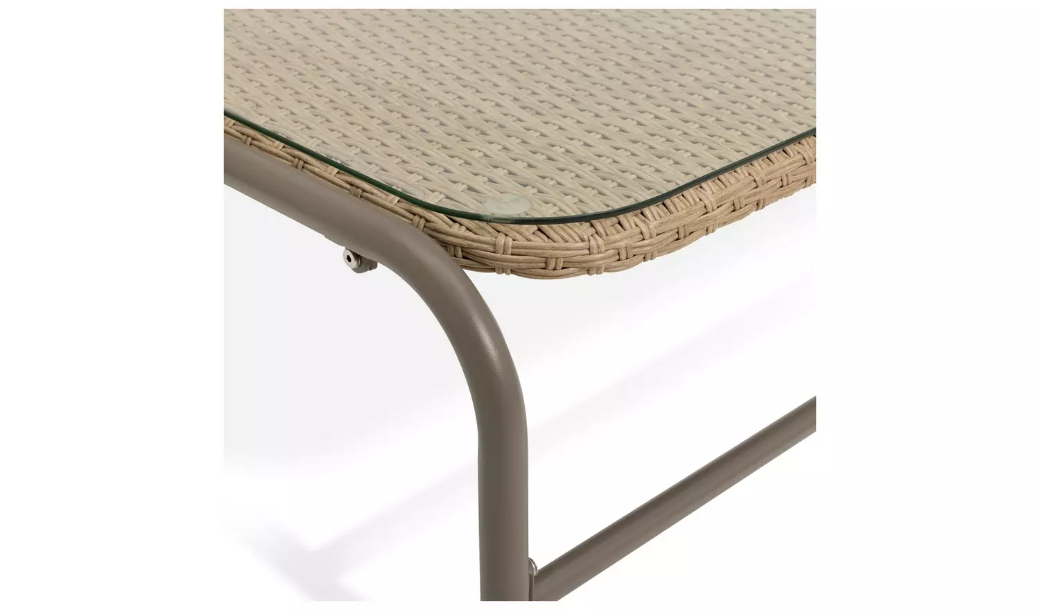 Habitat Ella 5 Seater Rattan Effect Garden Sofa Set- Natural