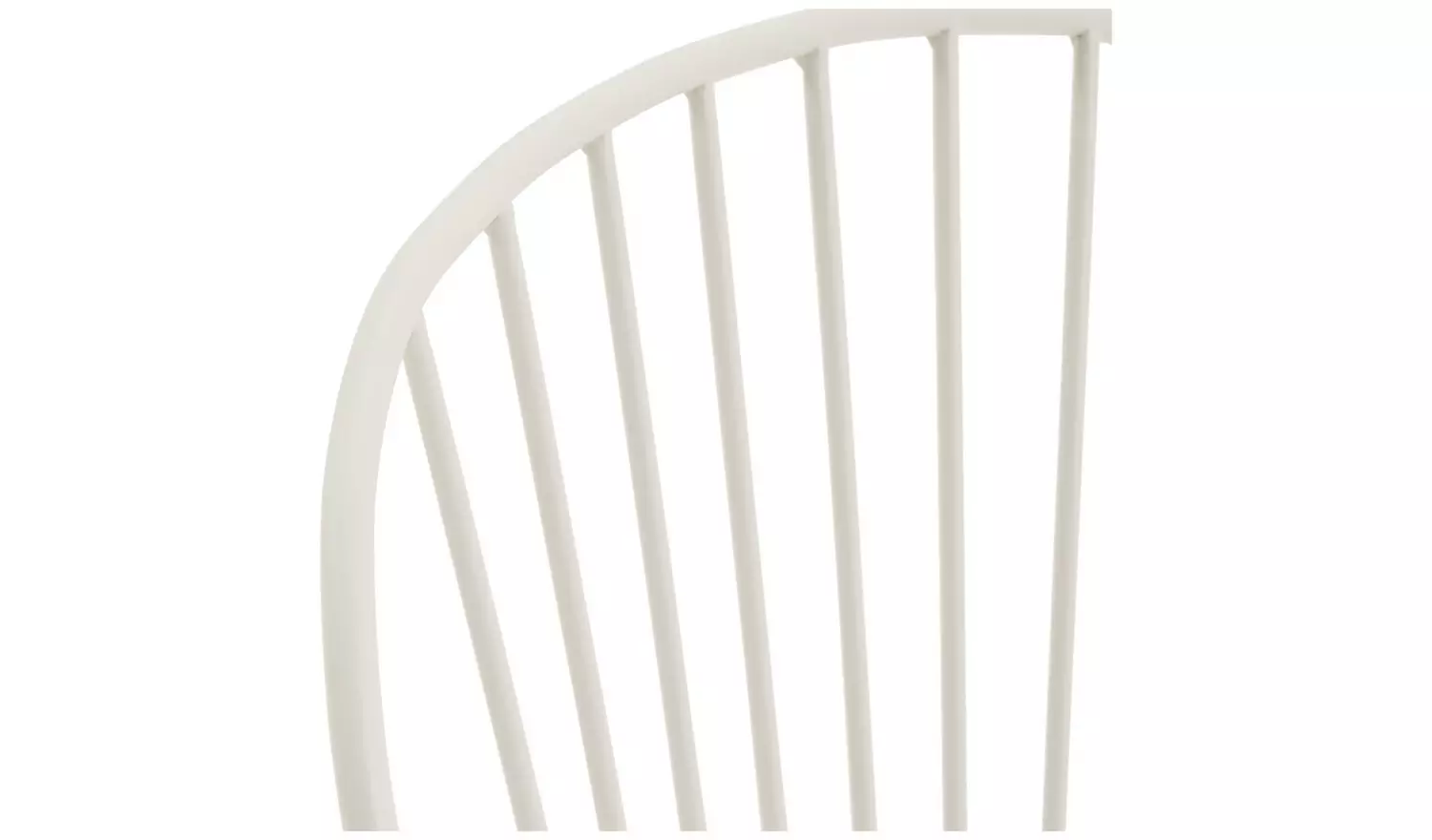 Habitat Elara 2 Seater Metal Garden Bistro Set - White