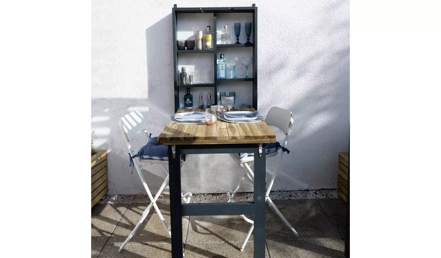 Forest Garden Folding Garden Bar - Natural