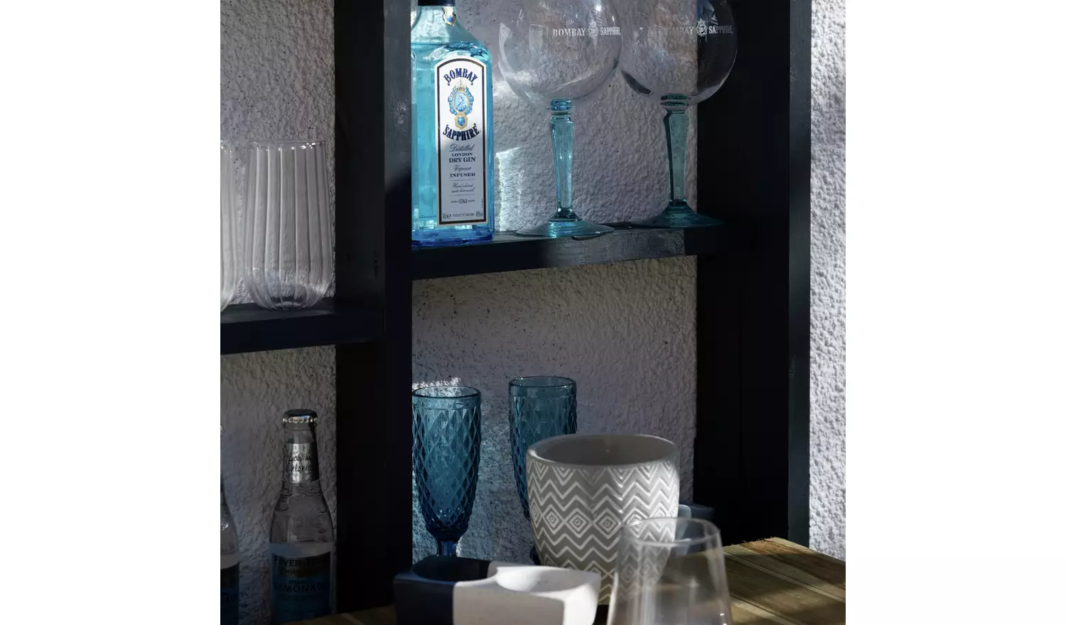 Forest Garden Folding Garden Bar - Natural