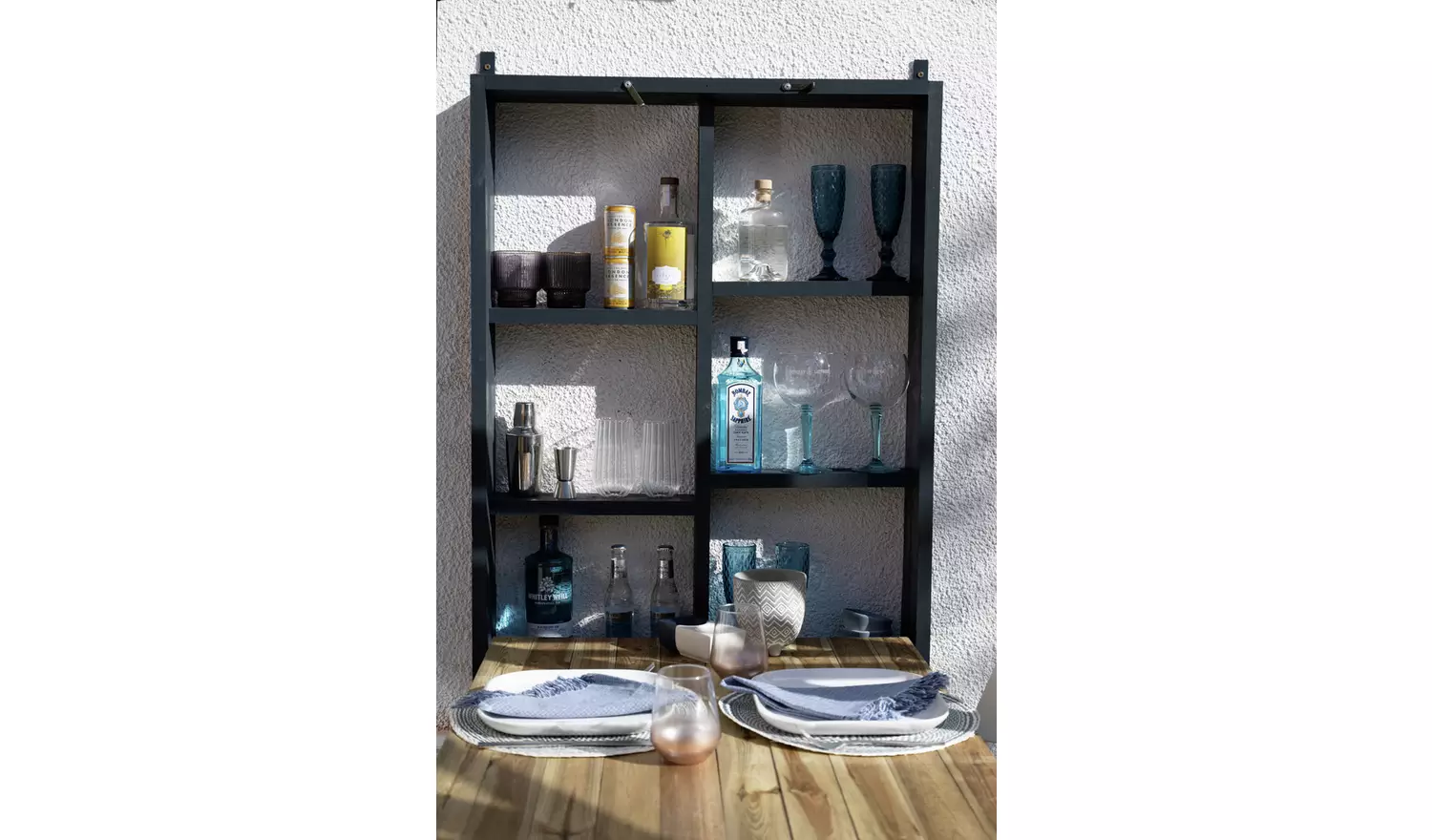 Forest Garden Folding Garden Bar - Natural