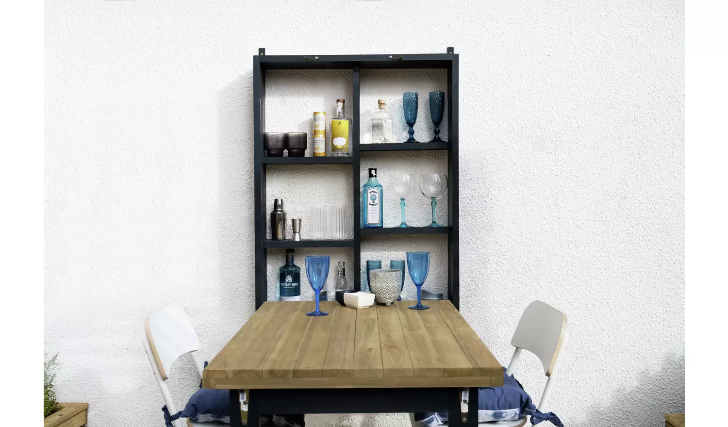 Forest Garden Folding Garden Bar - Natural