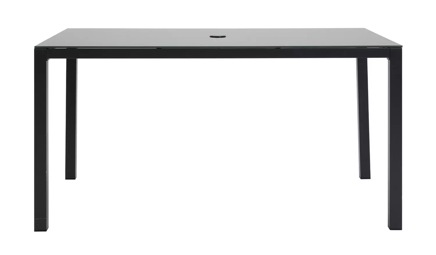 Argos Home 6 Seater Metal Patio Set - Black