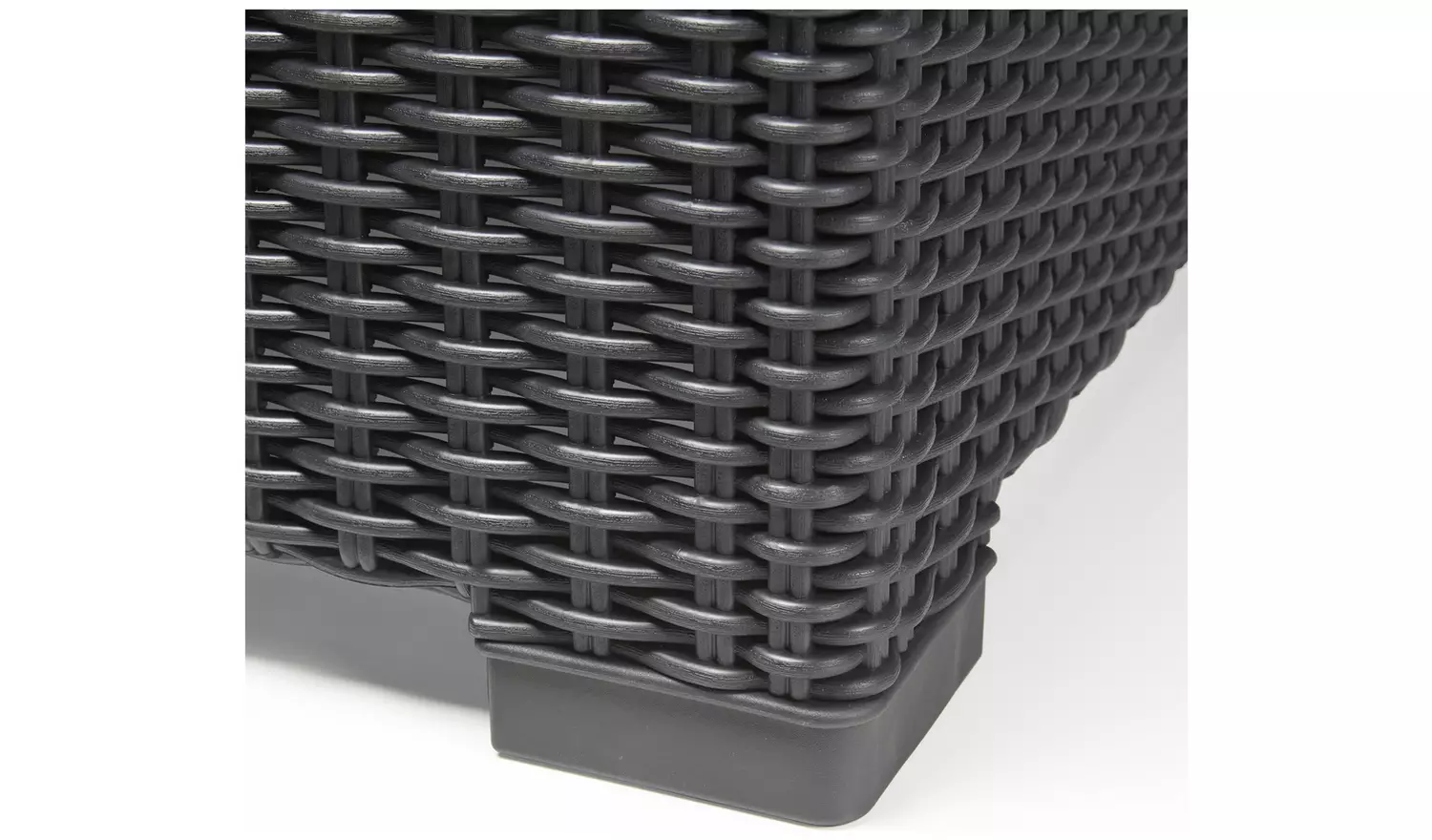 Keter California 3 Seater Mini Garden Corner Sofa Set - Grey