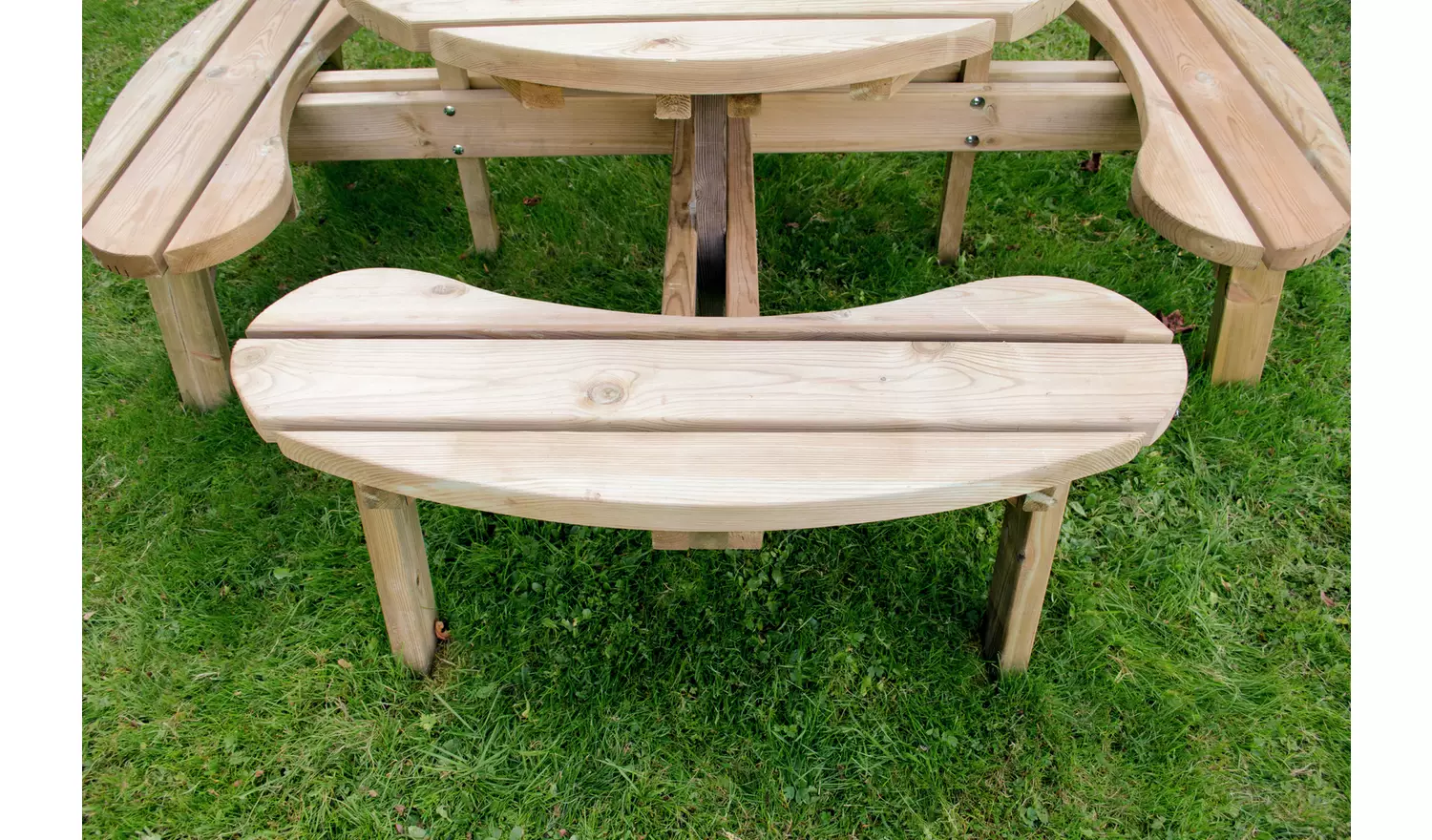 Forest Garden 8 Seater Wooden Picnic Table