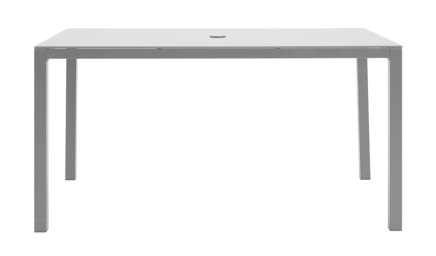 Argos Home 6 Seater Metal Patio Set - Light Grey