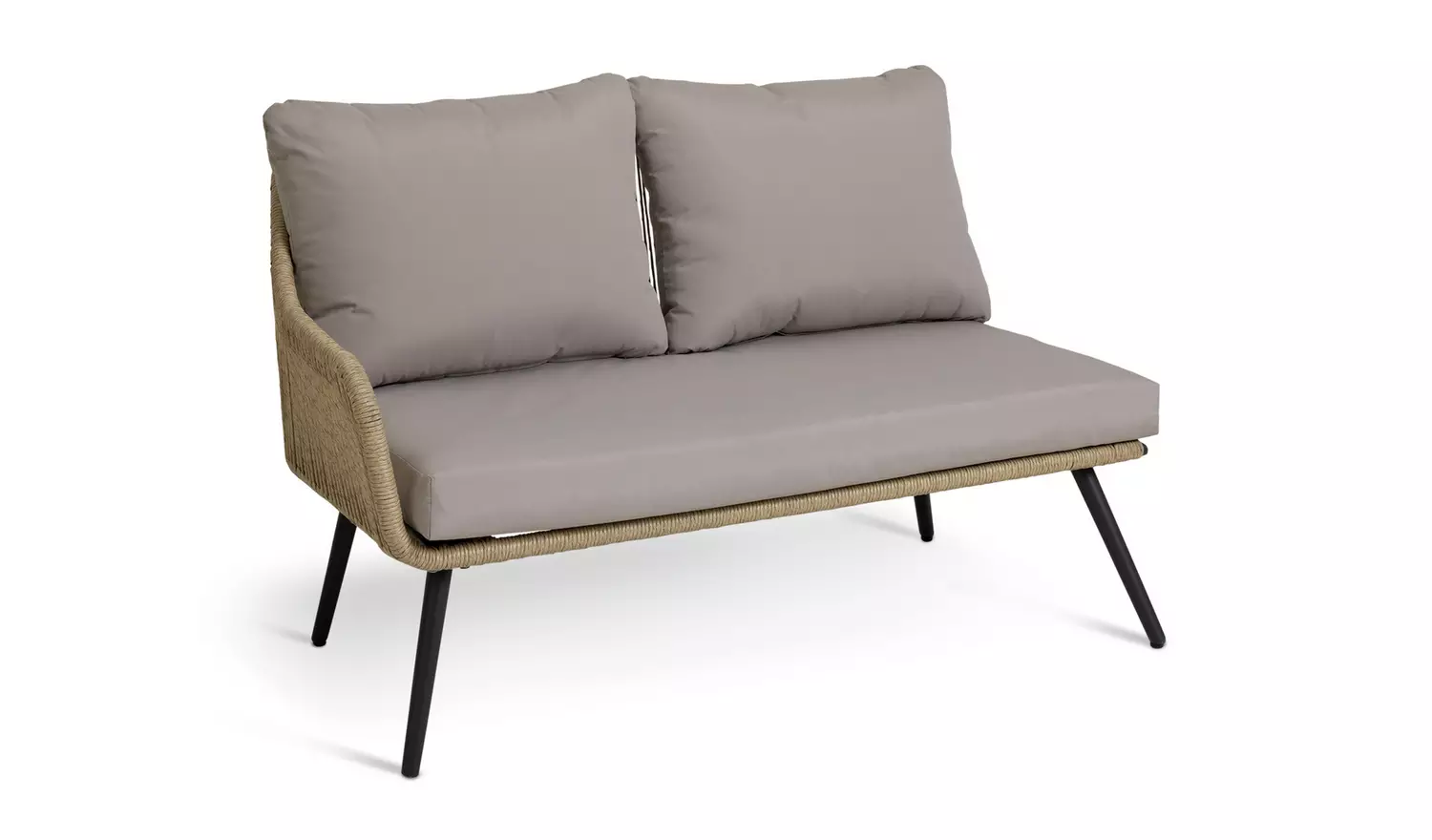 Habitat Malta 3 Seater Rattan Effect Garden Sofa Set