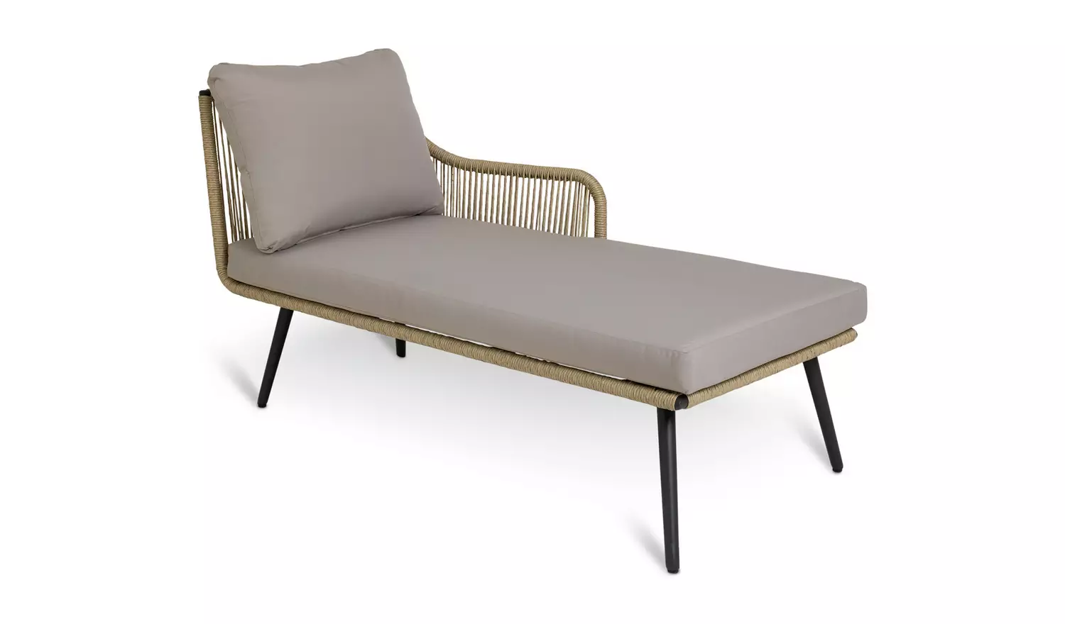 Habitat Malta 3 Seater Rattan Effect Garden Sofa Set