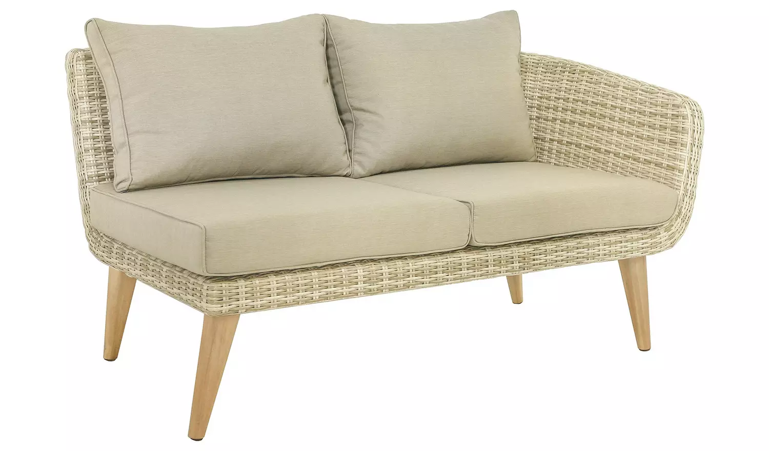 Pacific Cabon 8 Seater Rattan Effect Garden Corner Sofa Set