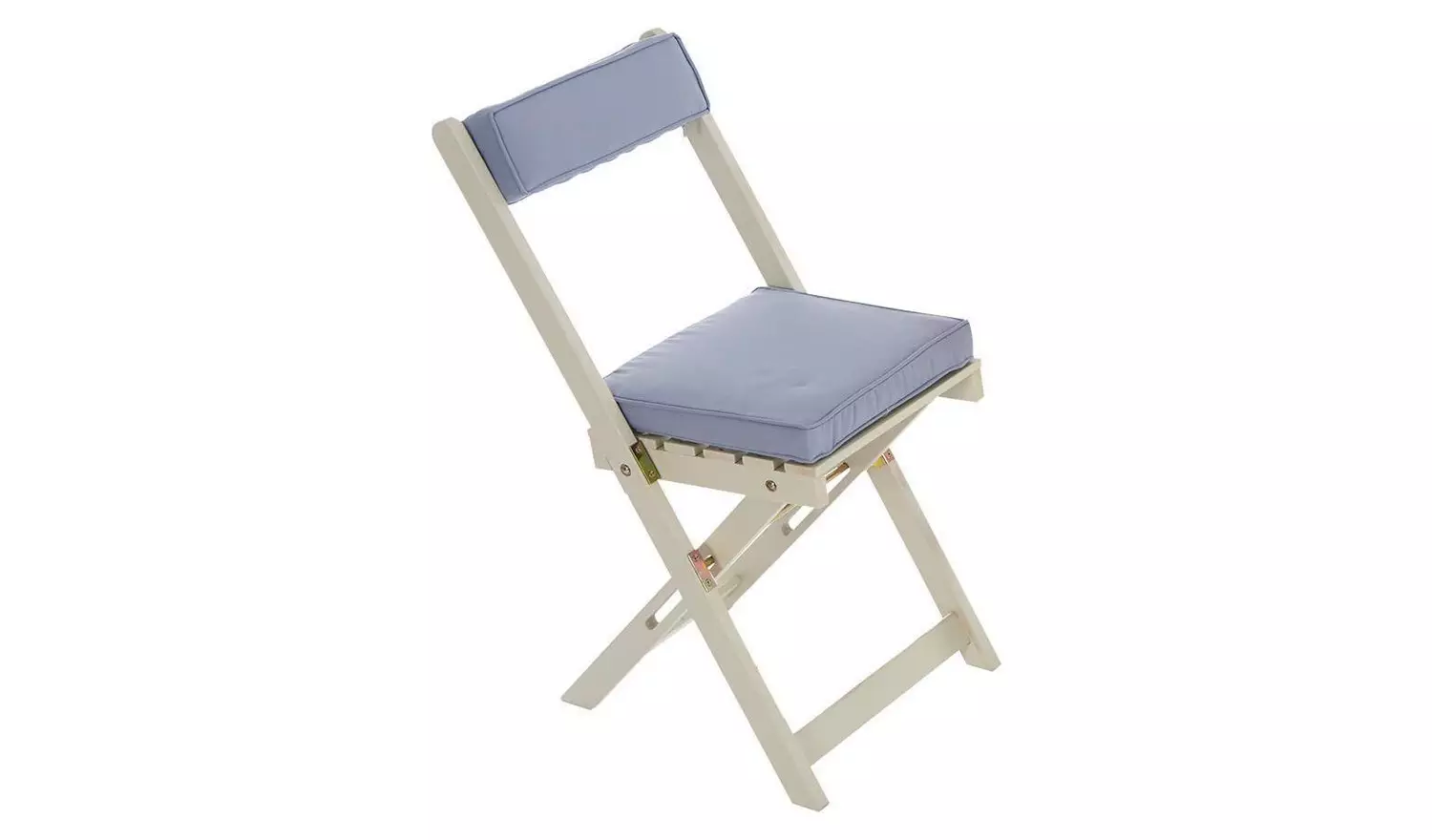 Greenhurst 2 Seater Folding Wooden Garden Bistro Set-White