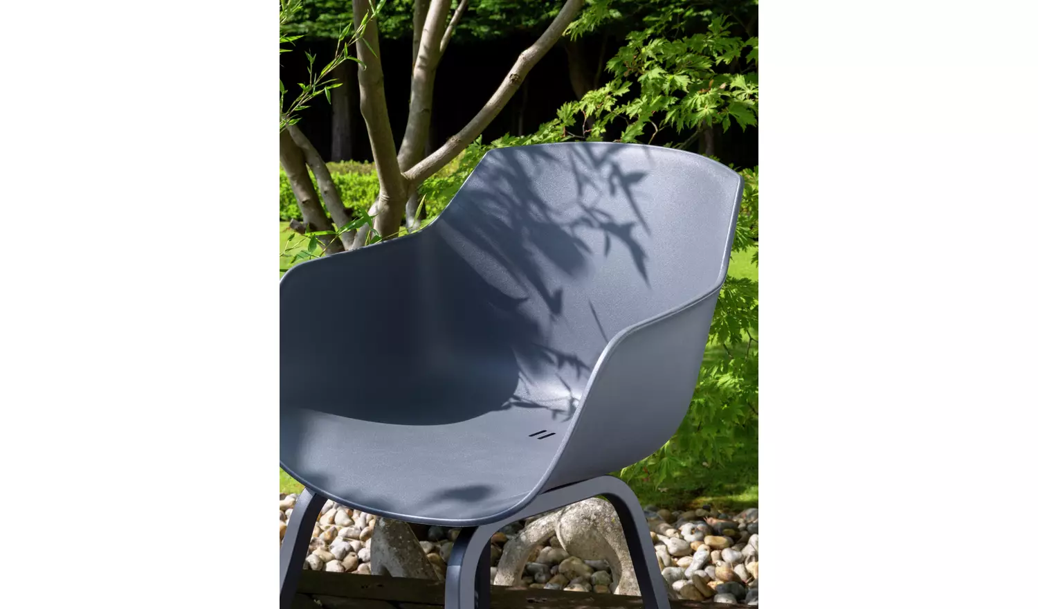 Habitat Aegaen 6 Seater Metal Patio Set - Grey