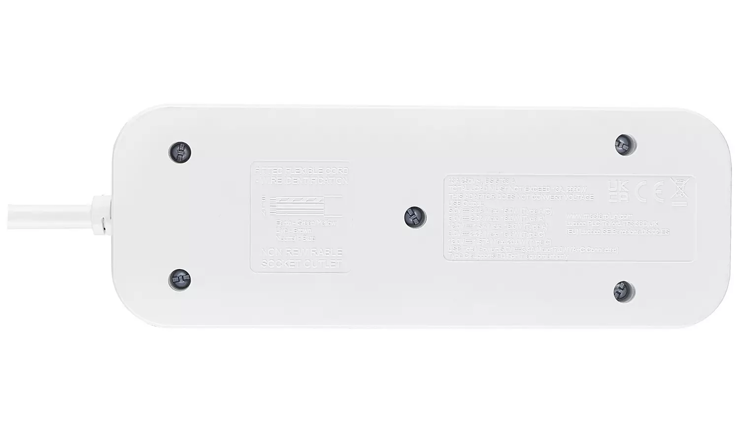 Masterplug UK to Europe Travel Adaptor