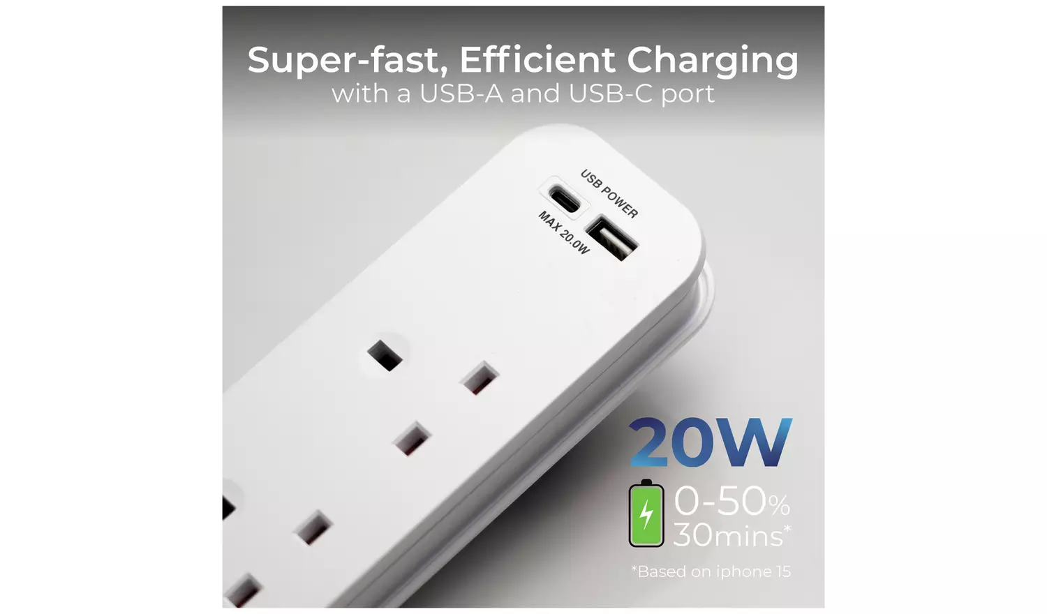 Masterplug UK to Europe Travel Adaptor