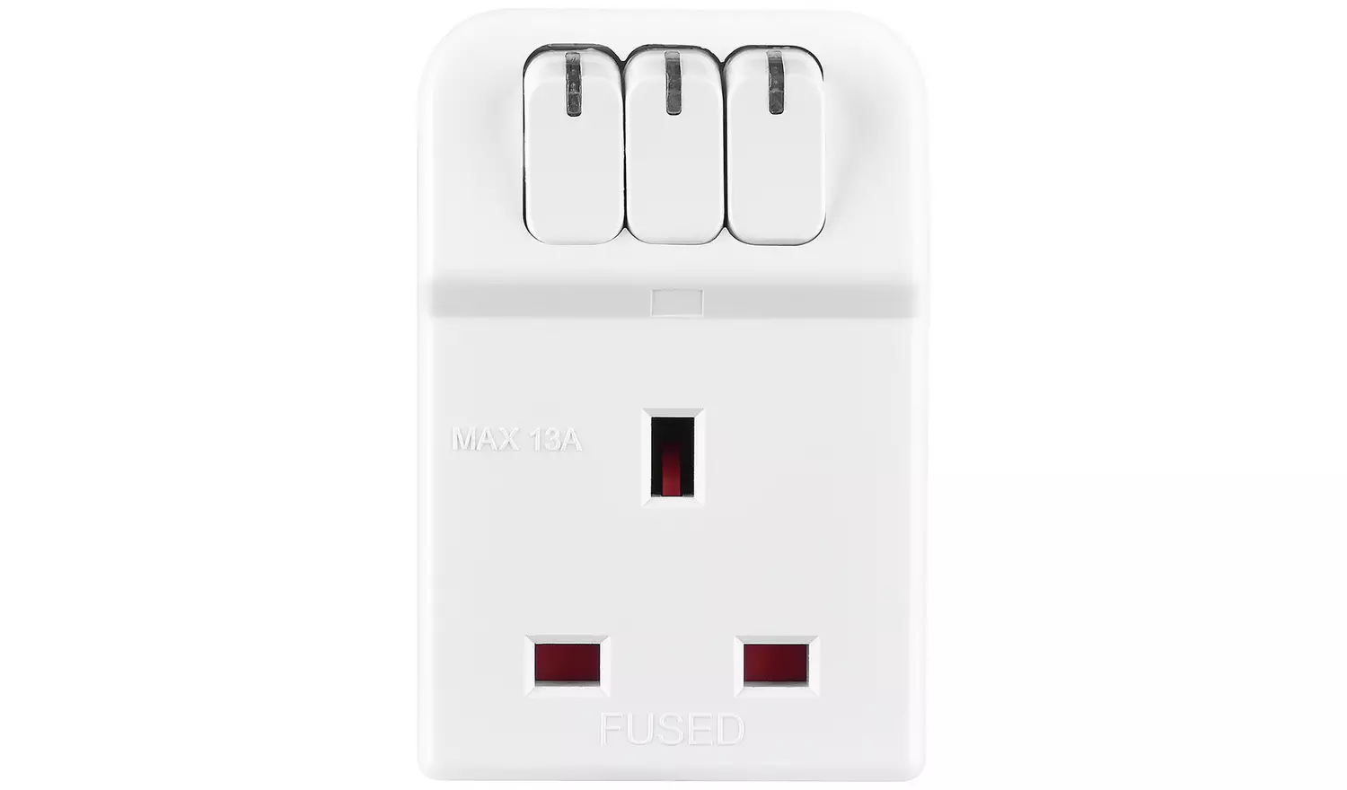Masterplug 3-Way Individually Switched Adaptor