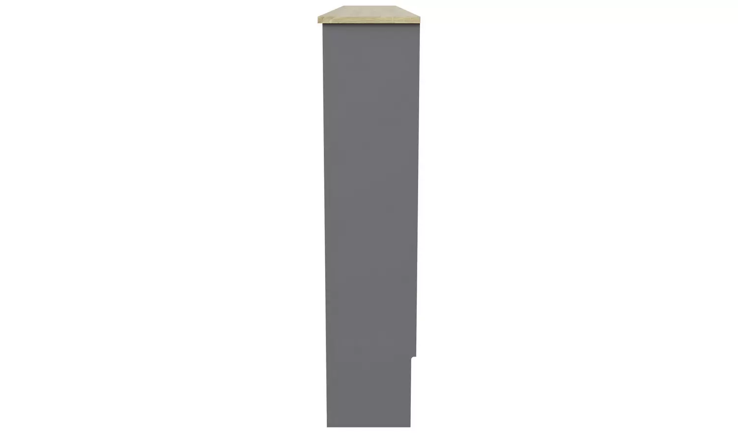 GFW Longslow Extra Large Radiator Cover - Grey & Oak