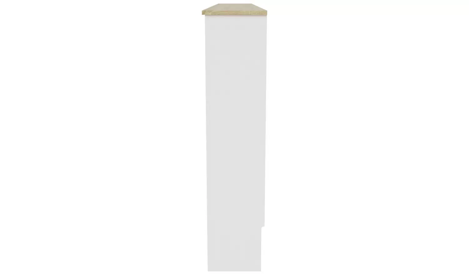 GFW Longslow Extra Large Radiator Cover - White & Oak