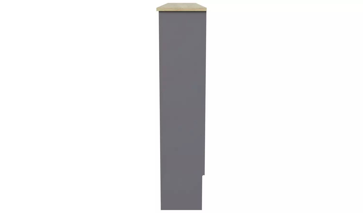 GFW Longslow Large Radiator Cover - Grey & Oak
